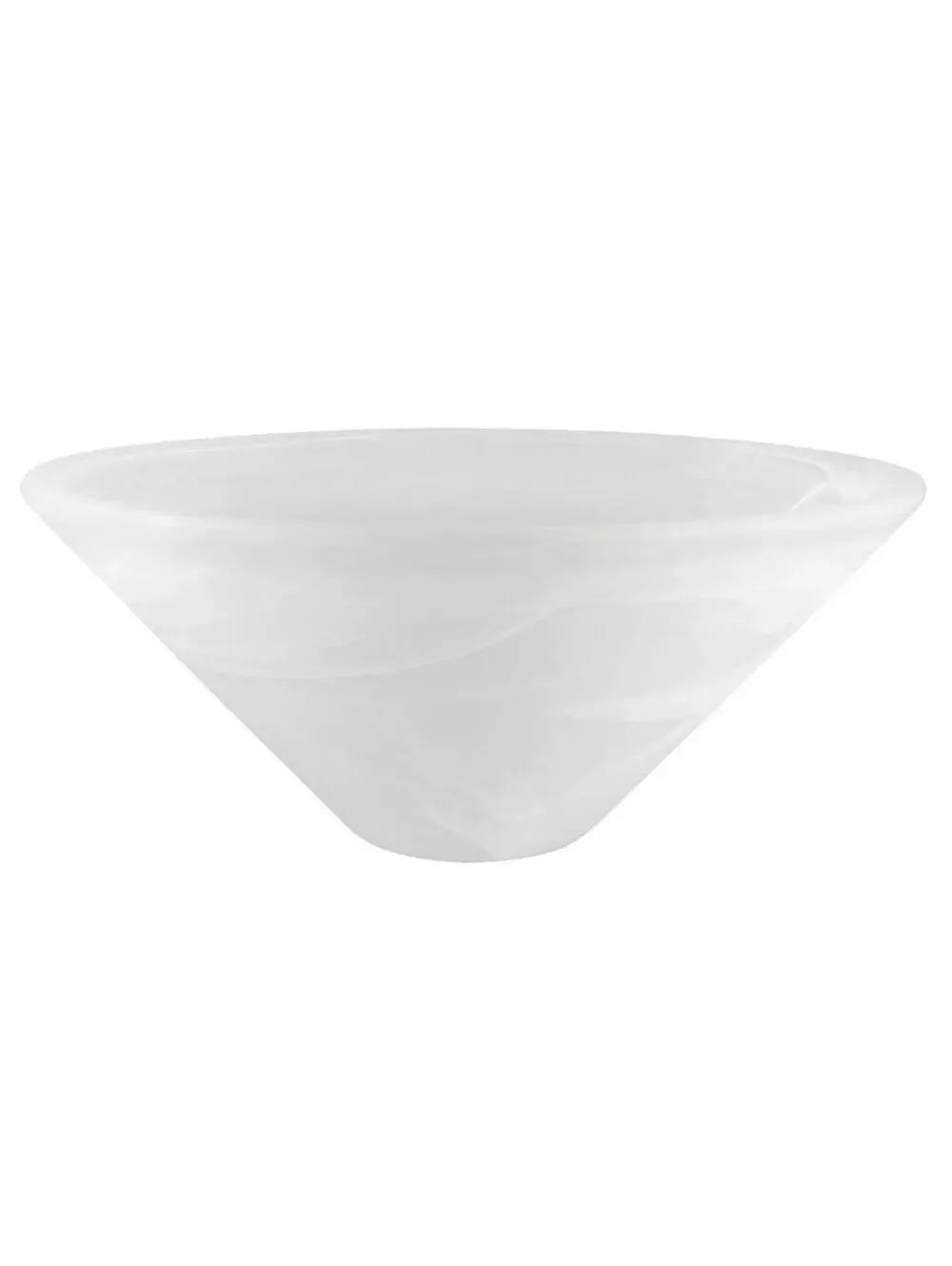 Aspen Creative 25302-64-1, Alabaster Glass Shade for Medium Base Socket NEW